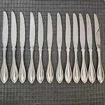 Oneida American Harmony Dinner Knives Set Of 1 Glossy 9.5" Stainless Flatware. Fixed Price $13.47.