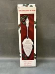 Merry Christmas Serving Trowel Pie Cake Server 11" Silver Company International. Fixed Price $11.04.