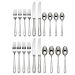 Lenox Opal Innocence Flatware, 20-PIECE Set, Metallic. Fixed Price $187.79.
