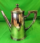 Antique Barth & Company Inc Nickel Silver Coffee Tea Pot With Handle Euc. Fixed Price $39.23.