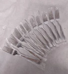 Mikasa Gourmet Symmetry Sincerity Dinner Forks 10 Glossy Stainless Steel New Pkg. Fixed Price $39.89.