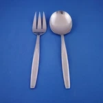 Custom Design CUD3 Vegetable Casserole Spoon & Cold Meat Fork Japan Flatware. Fixed Price $19.98.