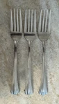 Fork RHH9 18/0 Stainless By Royal Household Glossy China 7 3/8". Fixed Price $14.99.