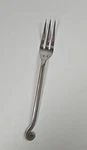 Pier 1 Lily Dinner Fork Stainless PII8 India Satin Coiled Handle 8-5/8" Flatware. Fixed Price $15.95.