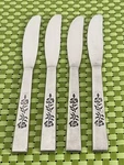 Oxford Hall OXH3 Stainless 4 Dinner Knives Rose Burnished Japan Flatware B67G. Fixed Price $26.97.
