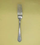 Bon Chef Reflections S1207 Glossy Hammered 18/10 Stainless Flatware Dinner Fork. Fixed Price $12.49.