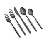 Cambridge 515920GZDS Kiki Black Satin 20-PIECE Flatware Set. Fixed Price $89.78.