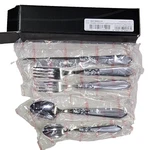 Vietri Aladdin Brilliant Clear Flatware 18/10 Stainless 5 Pc Place Setting New. Fixed Price $79.95.
