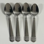 Alco ACV9 Stainless Glossy Vertical Bands Large Spoons Flatware. Fixed Price $15.99.