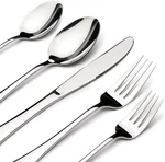 60 Silverware Set For 12, Heavy Duty Stainless Steel Piece,. Fixed Price $85.49.