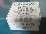 Christofle Essentiel Stainless 24-PC Flatware Set #5920012 Brand Nib Save$ F/sh. Fixed Price $855.00.