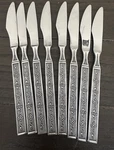 Stylecraft Stainless Japan - SYF20 Pattern Set Of Dinner Knives. Fixed Price $32.00.