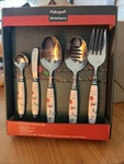 Pfaltzgraff Winterberry 5 Piece Hostess Set Holiday Christmas Serving Fork Spoon. Fixed Price $39.00.