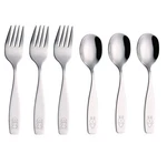 Annova Kids Silverware 6 Children's Safe Set, Stainless Steel. Fixed Price $18.33.