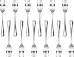 Bead Pattern 18/0 Stainless Steel Salad Forks 6.6 Inch Set Of 12. Fixed Price $21.21.