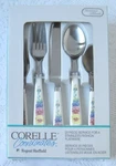 Corelle Stainless Flatware Set 20 Pieces Summer Blush. Fixed Price $137.46.