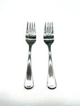 Set Of 2 Vintage Hampton Silversmiths Stainless Salad Forks 6 Rare 18/10. Fixed Price $39.99.