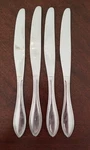 Lot Of 4 Pfaltzgraff 18/10 Stainless Steel American Bead Dinner Knives 9 1/2". Fixed Price $7.49.
