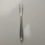 All-clad Stainless Steel Serrated Fork 13" / Kitchen Tool, Silver. Fixed Price $19.95.