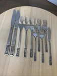 10 Pc Set Stanley Roberts Mcm Flatware SRB131 Stainless Steel Vintage Japan Lot. Fixed Price $16.00.