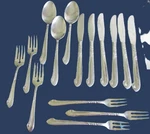 Acsons Stainless Japan ACF1 Replacement Pieces 3 Soup Spoon Salad Fork Plus. Fixed Price $22.00.