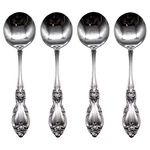 Oneida Louisiana 18/8 Stainless Steel Round Bouillon Spoon (set Of Four). Fixed Price $49.99.