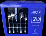 Mikasa Satin Barrett 18/10 Stainless Steel 20 Pieces Item 1901760 Set For 4. Fixed Price $49.00.