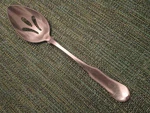 Reticulated Serving Spoon! Vintage Oxford Hall Stainless OXH59 Pattern Excellent. Fixed Price $15.00.