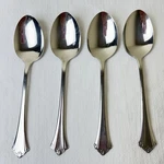 Oneida Anticipation Stainless Steel Soup Spoons Set Of Four, Deluxe Usa. Fixed Price $28.95.