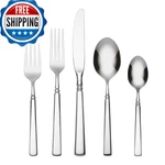 Oneida Easton 5-PC Silverware Flatware Set Service For 1, 18/10 Stainless. Fixed Price $52.36.