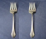 Oneida Rembrandt Stainless Flatware - Serving Forks Usa (set Of Two). Fixed Price $9.97.