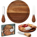 1 Set Bridal Shower Baby Prizes Cheese Board Wood Round Mini Charcuterie .... Fixed Price $19.74.