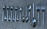 Oneida Chefs Table Glossy Stainless Steel 15PC Flatware Mix Lot Nice. Fixed Price $29.99.