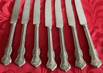 Oxford Hall Stainless OXH31 Lot Of 7 Dinner Knives 9 5/8" Nm Polished. Fixed Price $22.25.