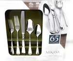 Mikasa Flatware Set 65PC W/ Serving French Countryside Design 18/10 Ss. Fixed Price $149.99.