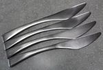 Set Of 4 (buy Up 8) New French Solid Dinner Knives Cambridge Strata Stainless. Fixed Price $19.99.