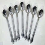 Farberware Stainless FRW79 Flatware Iced Tea Spoons Cocktail 6.75". Fixed Price $27.99.