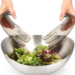 Portofino Salad Hands - Tongs For Serving Transparent Gray. Fixed Price $21.22.