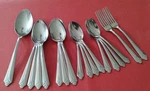 18PC Ekco EKS19 Stainless Teaspoons 7 Soup 2 Dinner Forks Freeship Usa. Fixed Price $28.75.