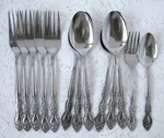 Vintage Imperial Stainless Flatware Lot. Fixed Price $52.36.