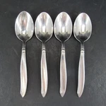 Airmack AMK8 Beaded Stainless Flatware Solingen-germany Set Of 4 Teaspoons. Fixed Price $16.00.