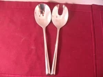 Towle Living Wave 2-PIECE Forged Stainless Steel Salad Serving Set. Fixed Price $33.79.