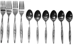 Carlton CAS1 Japan Stainless Steel Flatware 10 Piece Lot Spoons Forks. Fixed Price $15.00.