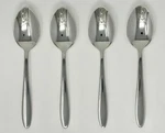 Oneida Mooncrest Set Of 4 Dinner Oval Bowl Soup Spoons 7 1/8". Fixed Price $19.99.