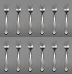Oneida Stainless Flatware Flight Salad Forks - Set Of Twelve New. Fixed Price $21.97.