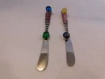 Wild Eye Designs Set Of 2 Stainless Steel Jeweled Spreader Knives. Fixed Price $10.39.