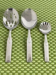 Ja Henckels International Rapture Stainless 3PC Serving Set 18/10 China Flatware. Fixed Price $24.95.