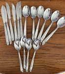 Superior Flatware Usa INS55 Rose/stainless Steel 4TSP, 6KNIVES,6TBLSP- F008. Fixed Price $25.00.