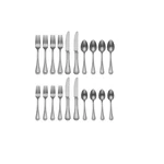 Textured Neutrals 20-PIECE Flatware Set By Lenox. Fixed Price $109.95.