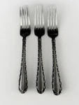 Oneida Madrid Stainless Flatware 3 Pieces Forks 8-1/8". Fixed Price $19.99.